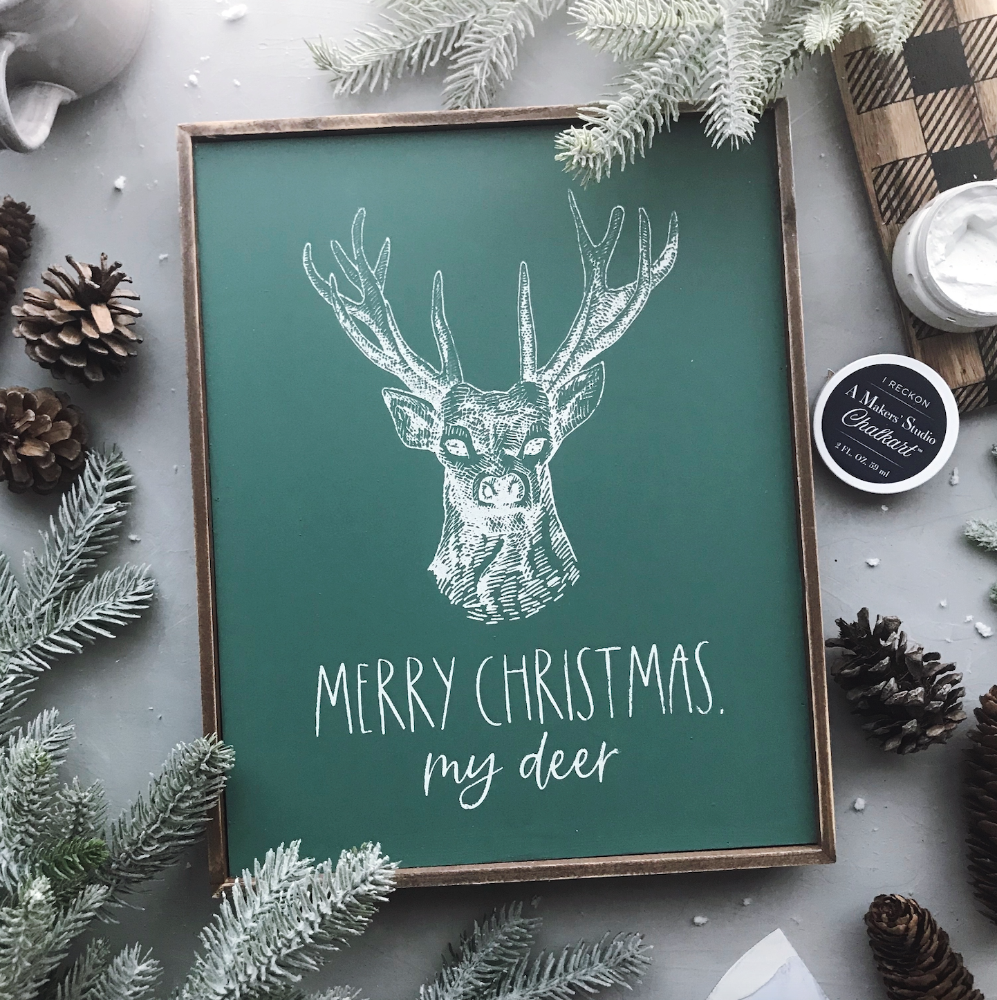 My Deer - Mesh Stencil 8.5x11