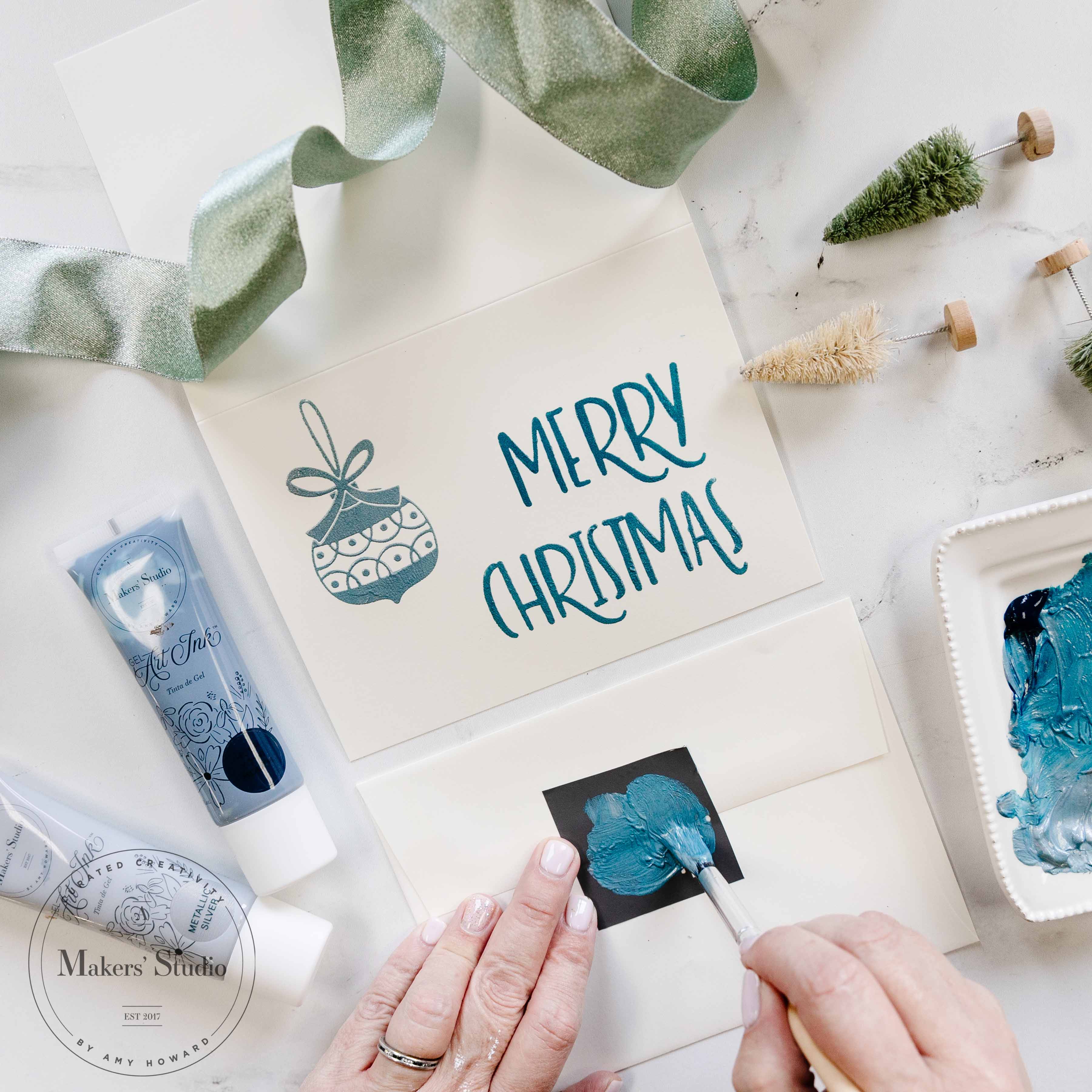 My Favorite Christmas Ornament - Mesh Stencil 8.5x11