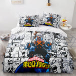 My Hero Academia 3 Piece Bedding Set Cosplay Quilt Cover
