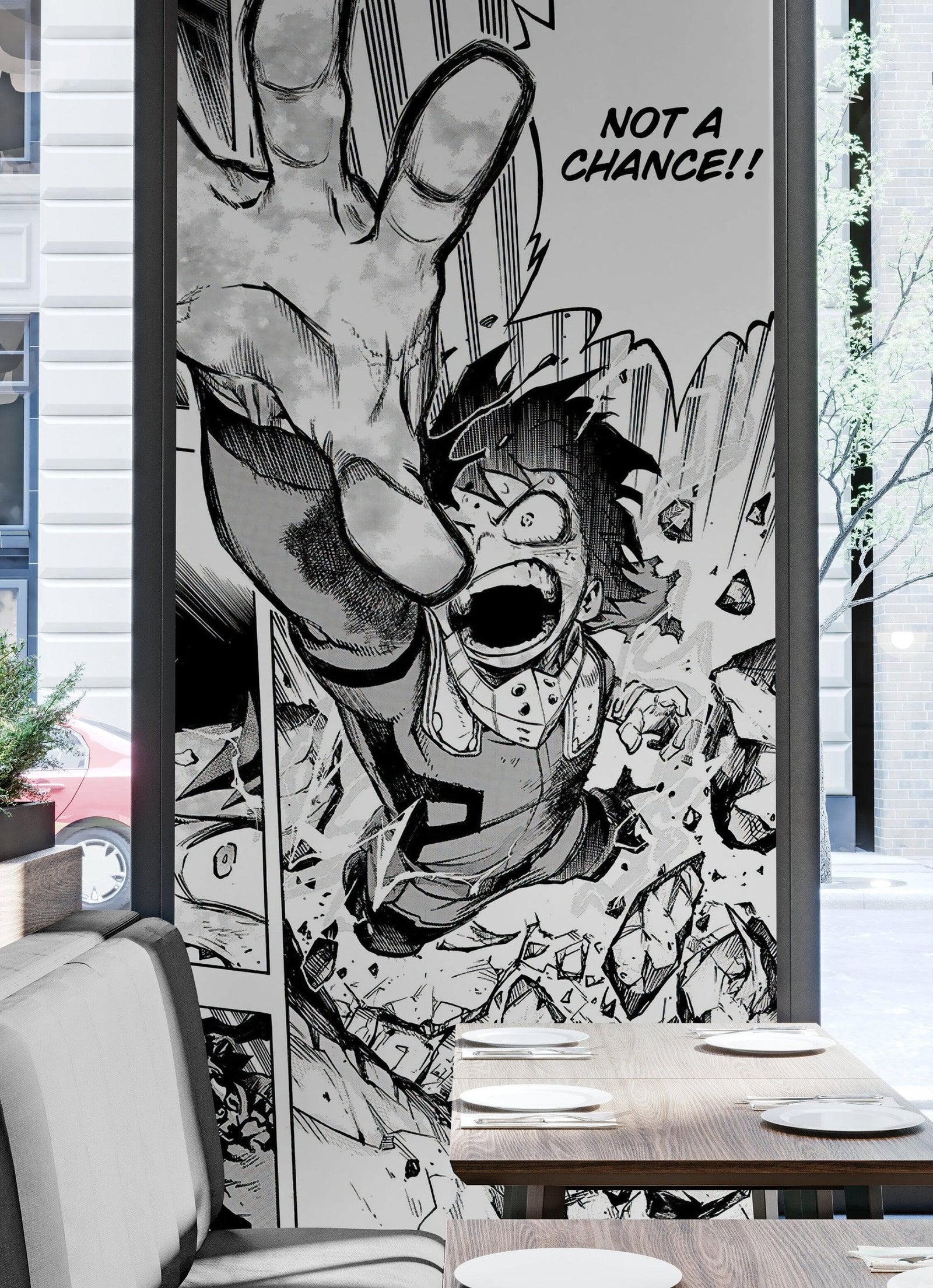Midoriya Manga Panels Wallpaper Mural. #A1016