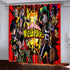 My Hero Academia Pattern Curtains Blackout Window Drapes