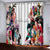 My Hero Academia Pattern Curtains Blackout Window Drapes