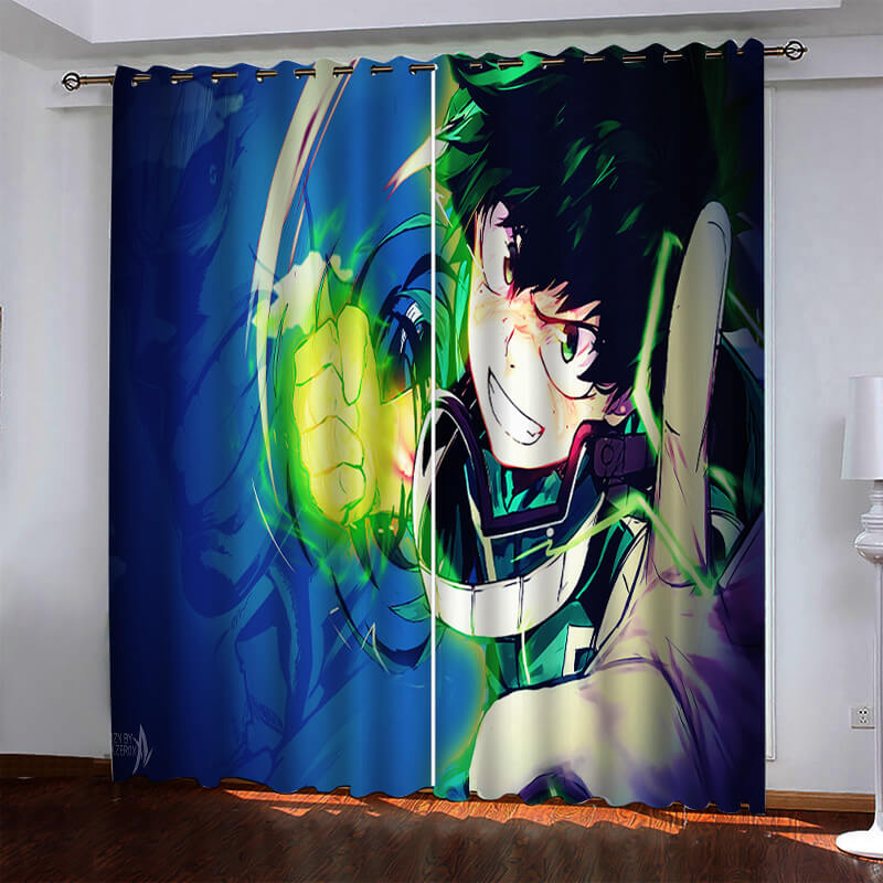 My Hero Academia Person Curtains Blackout Window Drapes