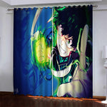 My Hero Academia Person Curtains Blackout Window Drapes
