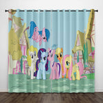 My Little Pony Curtains Pattern Blackout Window Drapes
