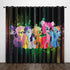 My Little Pony Curtains Pattern Blackout Window Drapes