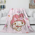 My Melody Blanket Flannel Throw Room Decoration