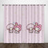 My Melody Curtains Pattern Blackout Window Drapes
