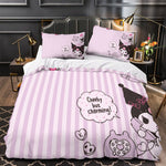 My Melody Kuromi Bedding Set Quilt Cover Without Filler