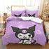 My Melody Kuromi Bedding Set Quilt Cover Without Filler