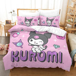 My Melody Kuromi Bedding Set Quilt Cover Without Filler