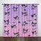 My Melody Kuromi Curtains Pattern Blackout Window Drapes