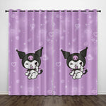 My Melody Kuromi Curtains Pattern Blackout Window Drapes