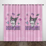 My Melody Kuromi Curtains Pattern Blackout Window Drapes