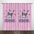 My Melody Kuromi Curtains Pattern Blackout Window Drapes