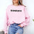 My Therapist Gave Up Sweatshirt - Funny Sarcastic Humor Crew Neck