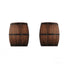 American vintage country wine barrel wall lamps for restaurant, kitchen aisle, bar