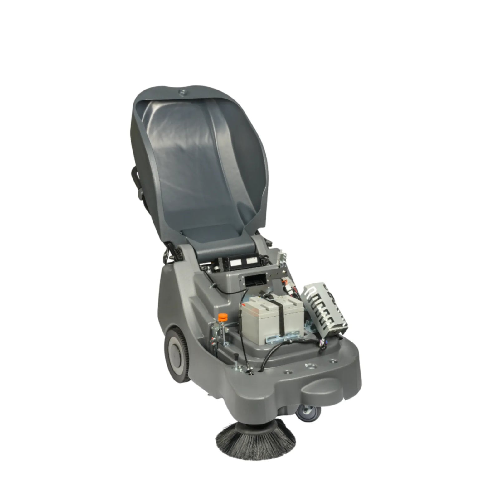 NaceCare 26″ Battery Walk-Behind Sweeper – Vacuum System + Single Side Broom