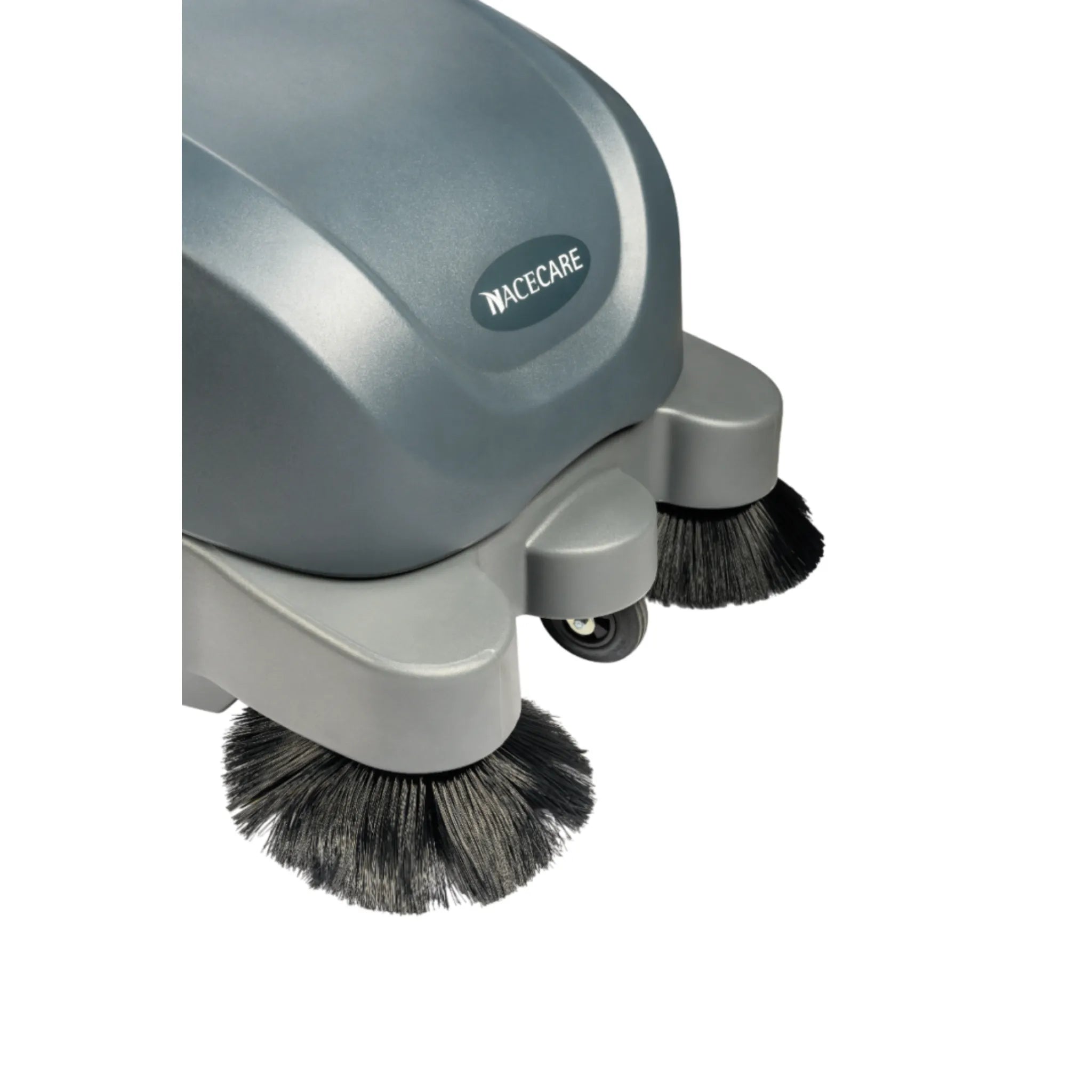 NaceCare 36″ Battery Sweeper – Traction Drive + Vacuum System + Dual Side Brooms