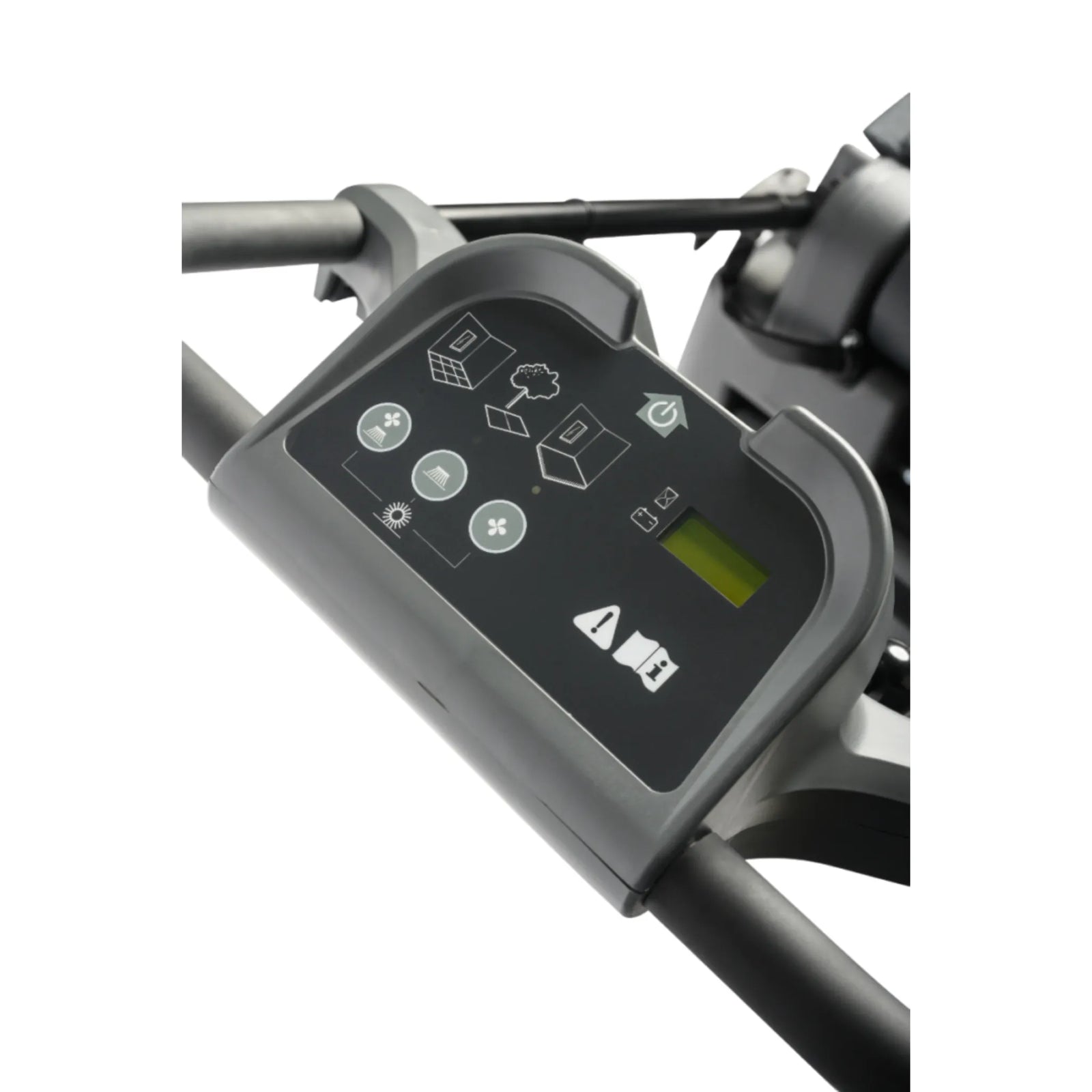 NaceCare 36″ Battery Sweeper – Traction Drive + Vacuum System + Dual Side Brooms