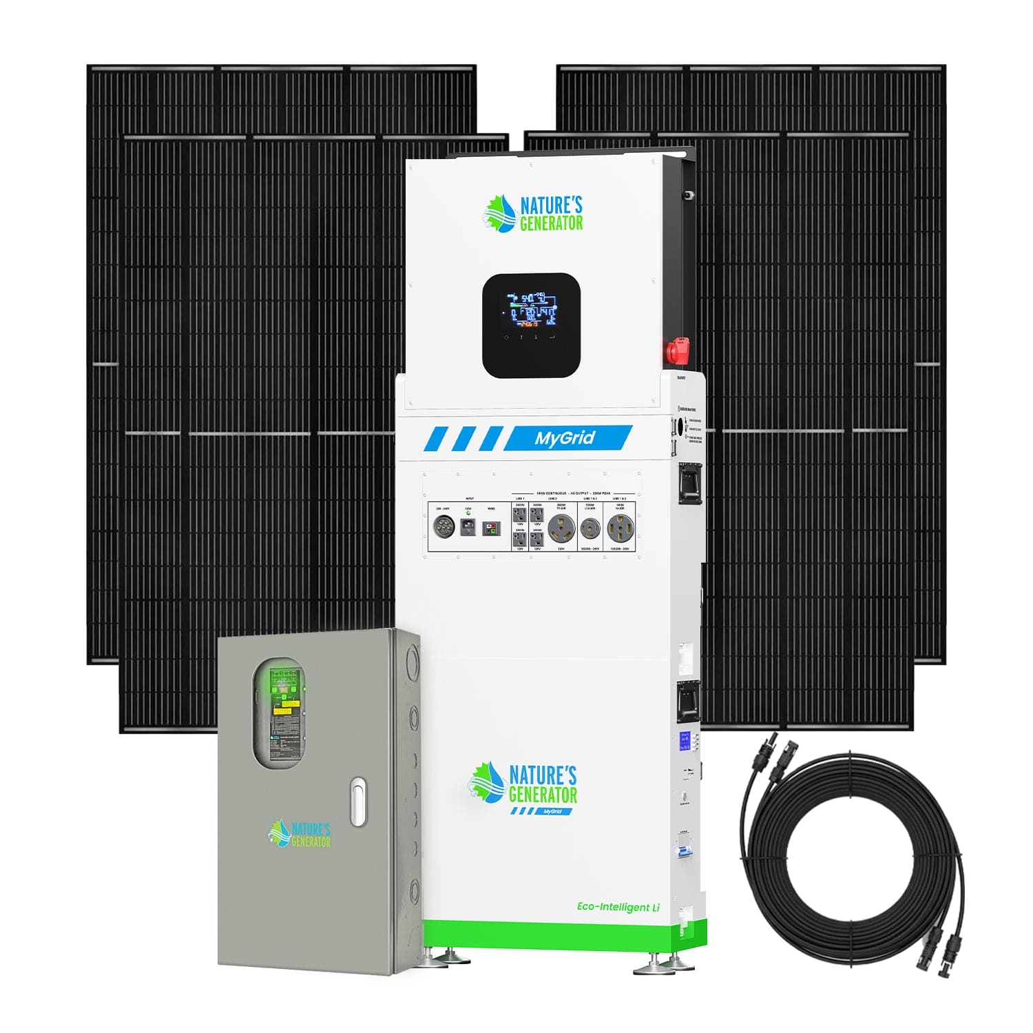 MyGrid 10K with Transfer Switch for House Battery Backup