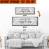 Upgrade Your 12x36 Inches (Style 2) 'GIVE IT TO GOD AND GO TO SLEEP CLASSIC'  Canvas To 16x48 Inches