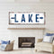 Rustic Lake Arrow Sign