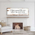 Song of Solomon 3:4 - I Have Found The One Rustic Sign
