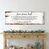 Love Grows Best In Little Houses Sign II