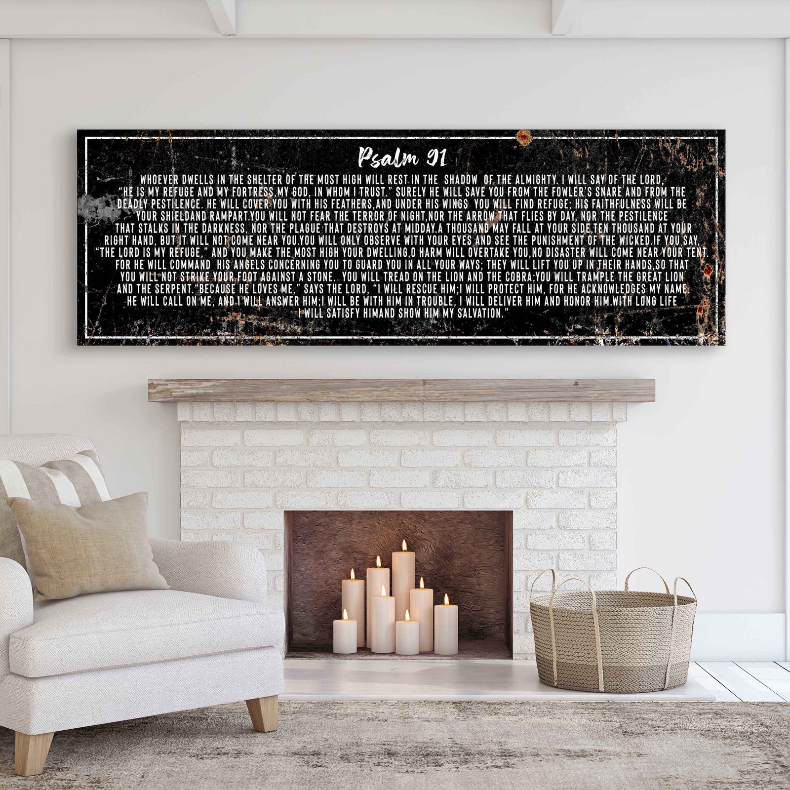 Psalm 91 - He Is My Refuge Sign II