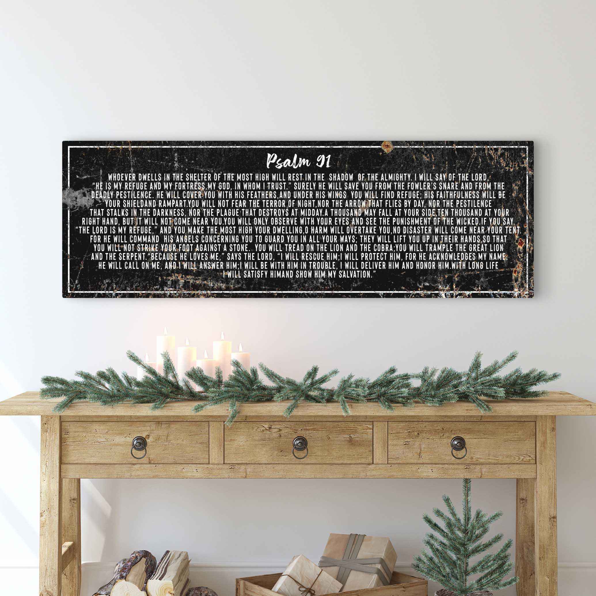 Psalm 91 - He Is My Refuge Sign II