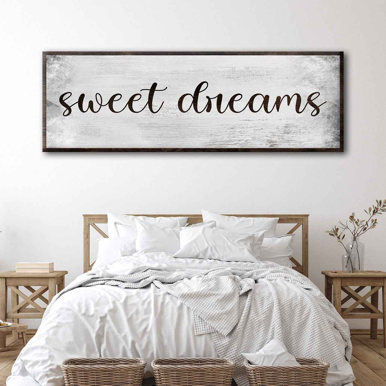 Sweet Dreams Bedroom Grunge Sign
