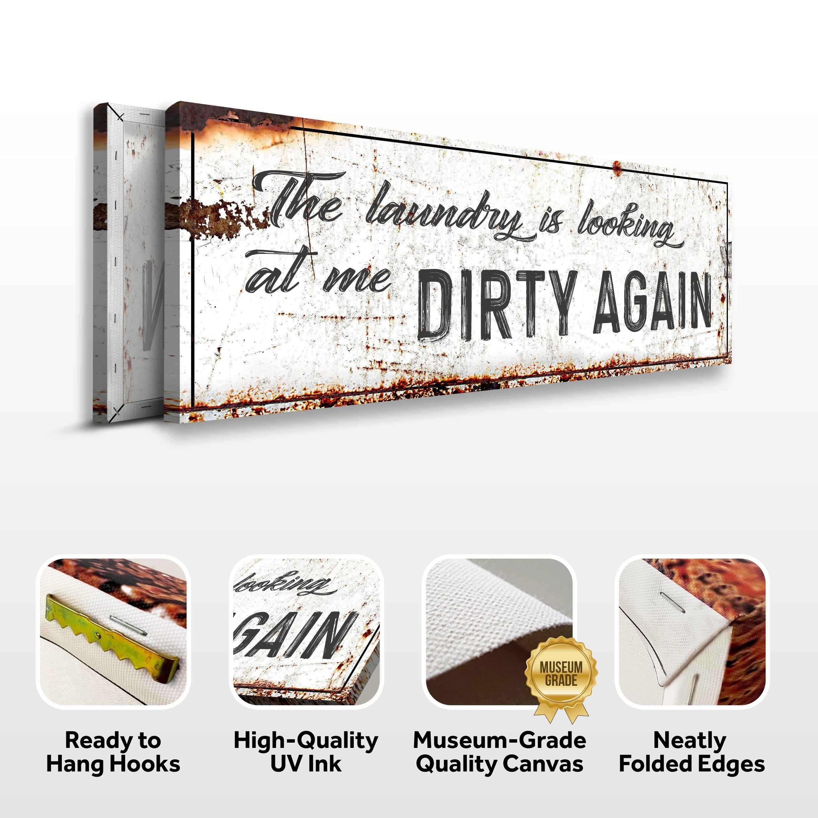 Dirty Laundry Sign
