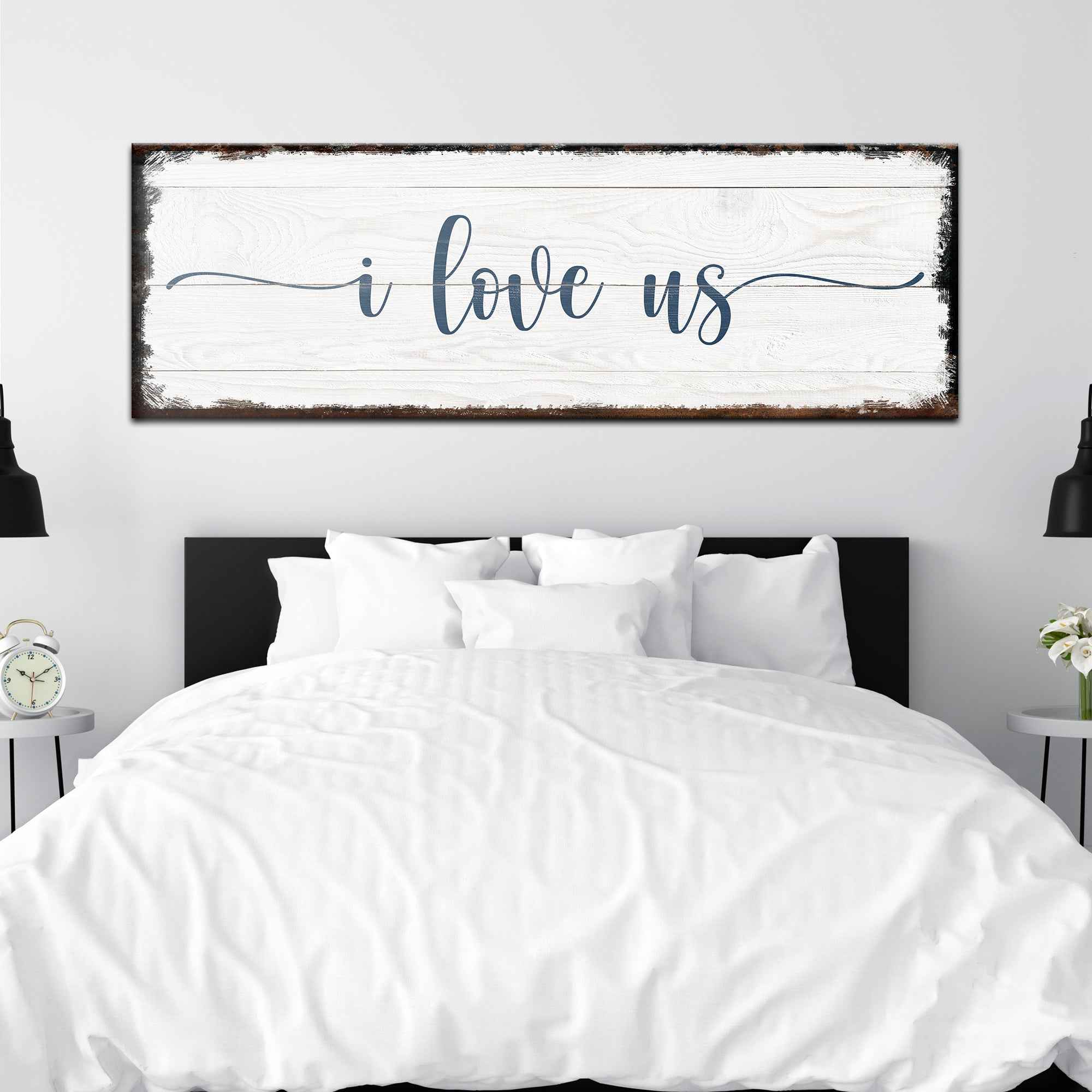 I Love Us Sign