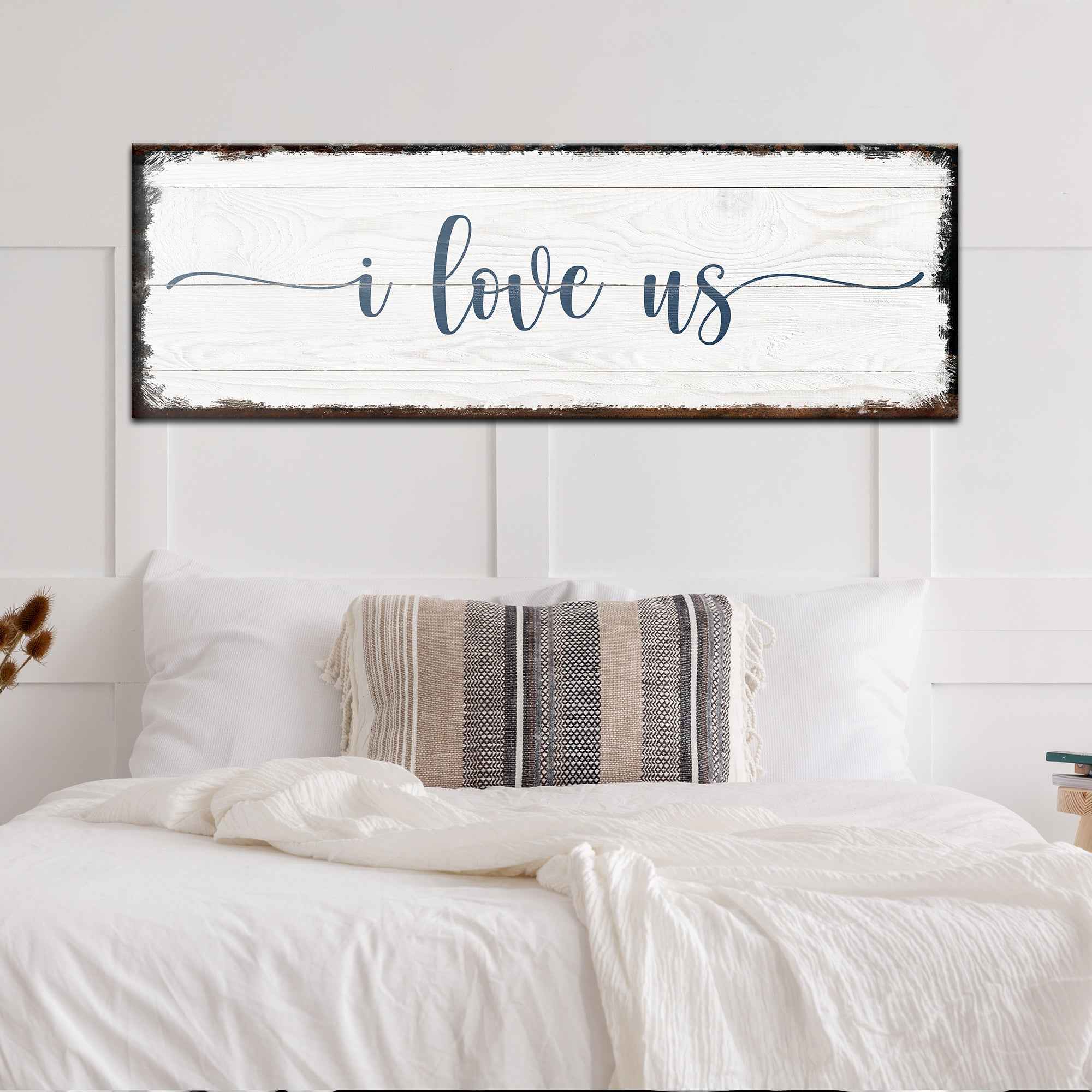 I Love Us Sign