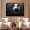 Longhorn Cattle Portrait Canvas Wall Art
