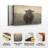 Vintage Angus Portrait Canvas Wall Art