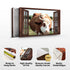 Cattle On Window Canvas Wall Art