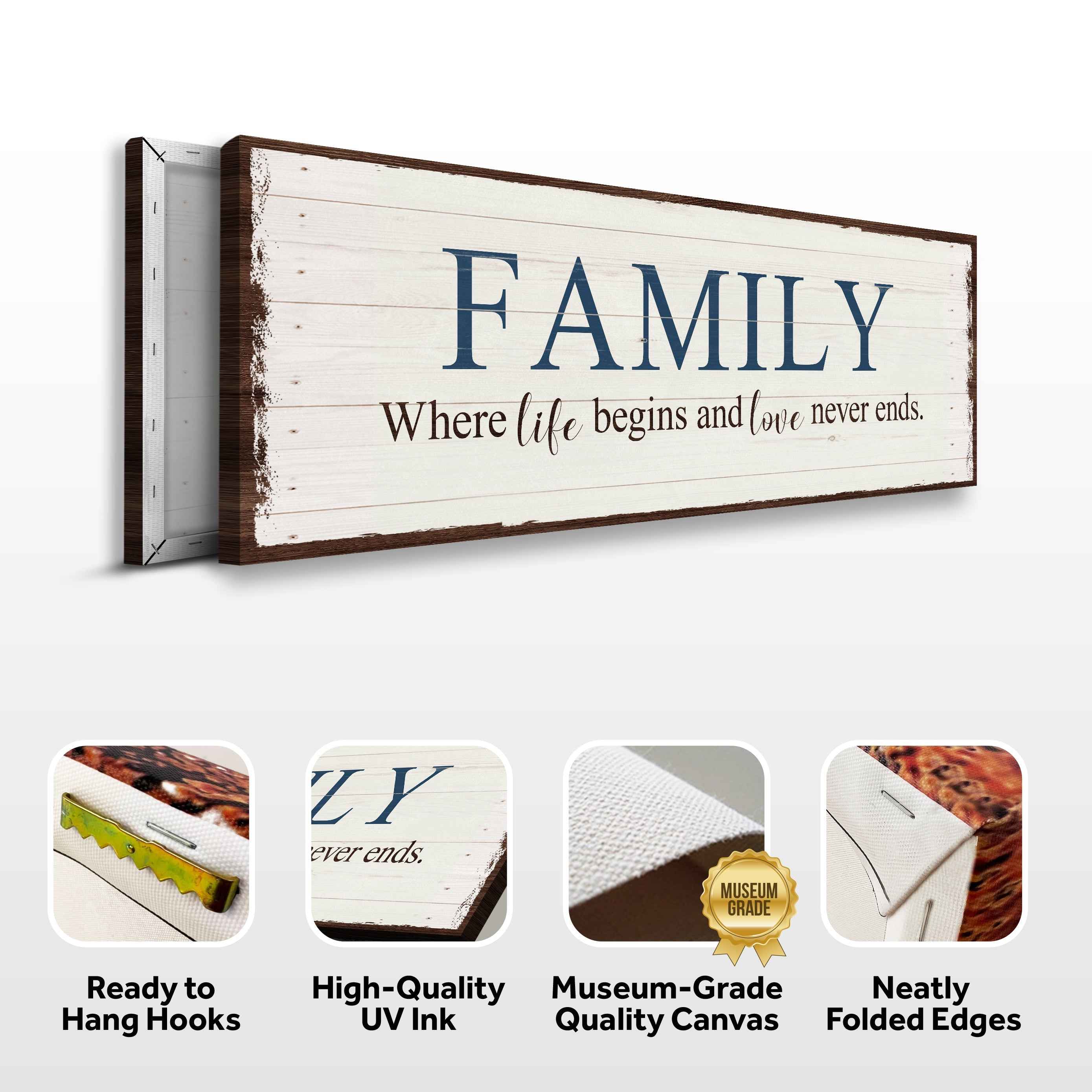 8 Powerful Words Family Sign II