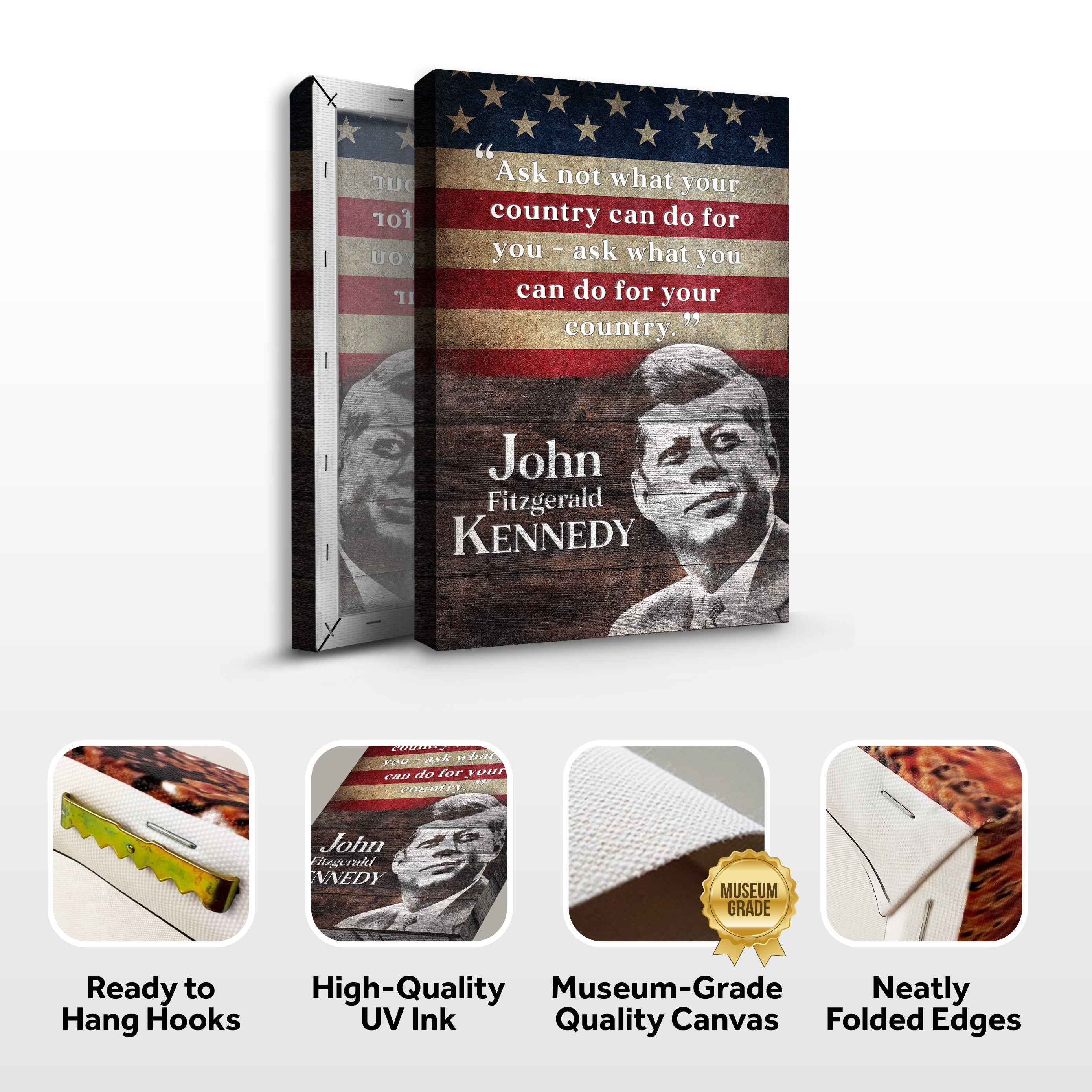 John F. Kennedy Inaugural Address Sign