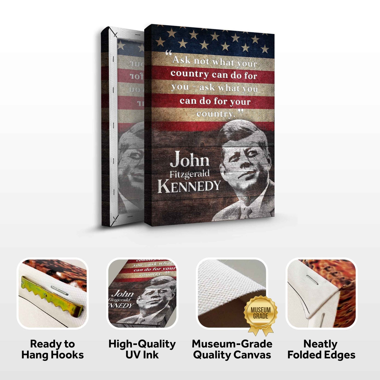 John F. Kennedy Inaugural Address Sign