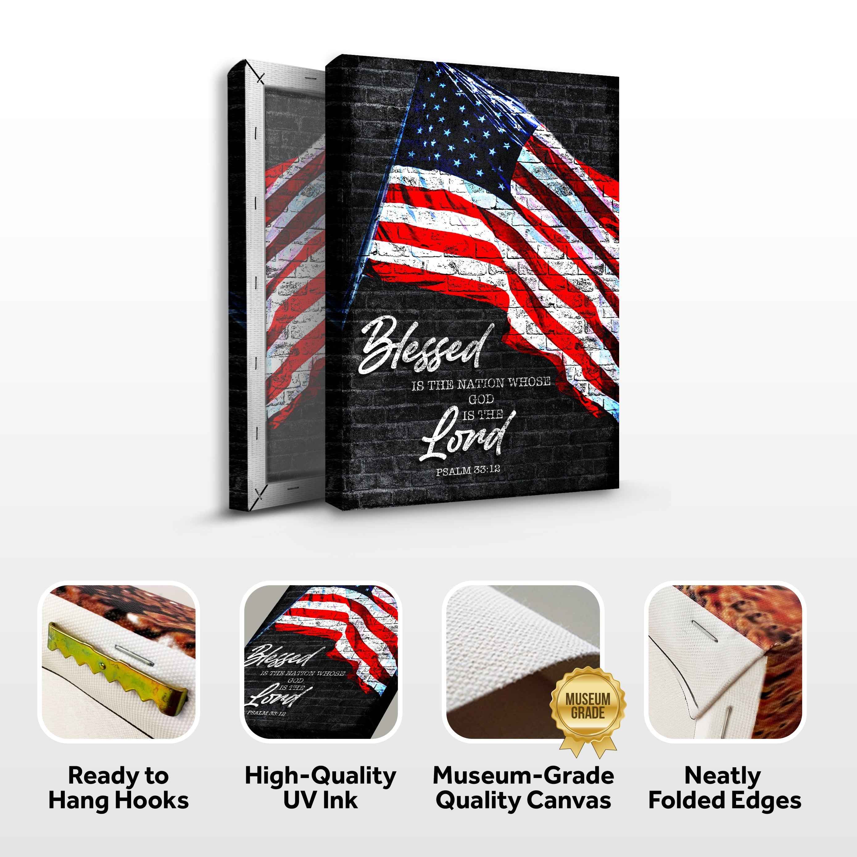 Psalm 33:12 - Blessed Is The Nation Sign