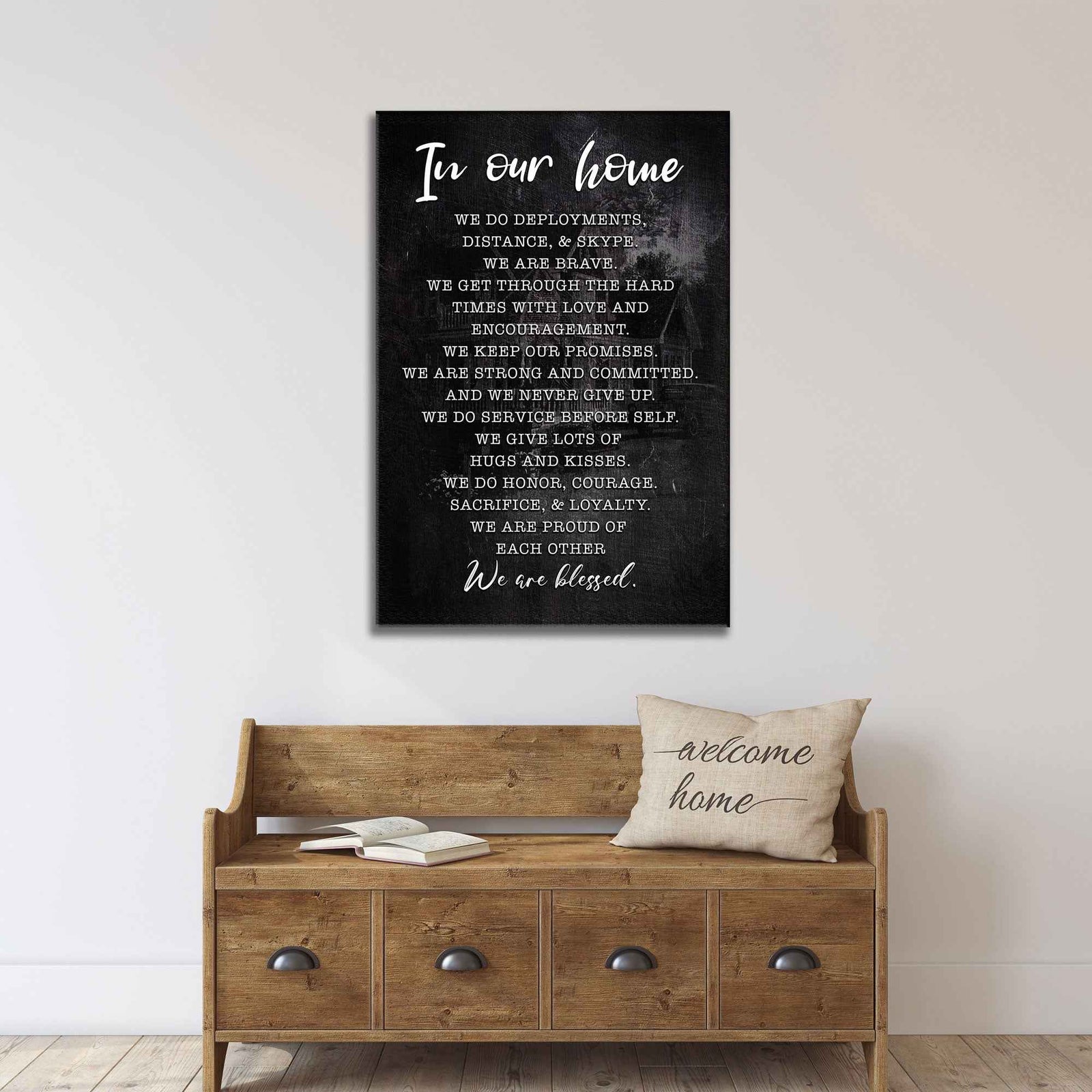 In Our Home We Are Blessed Sign II