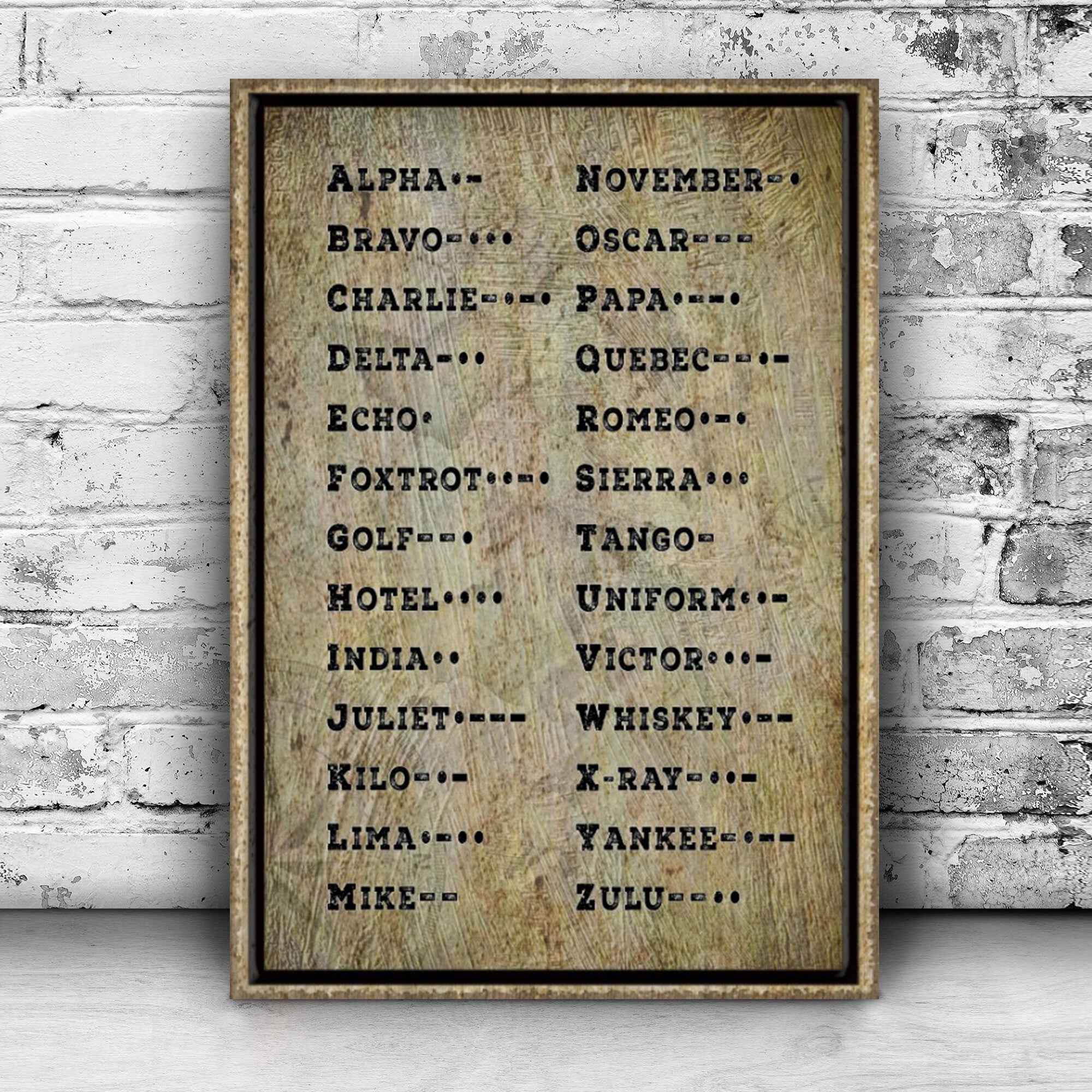 Morse Code Sign