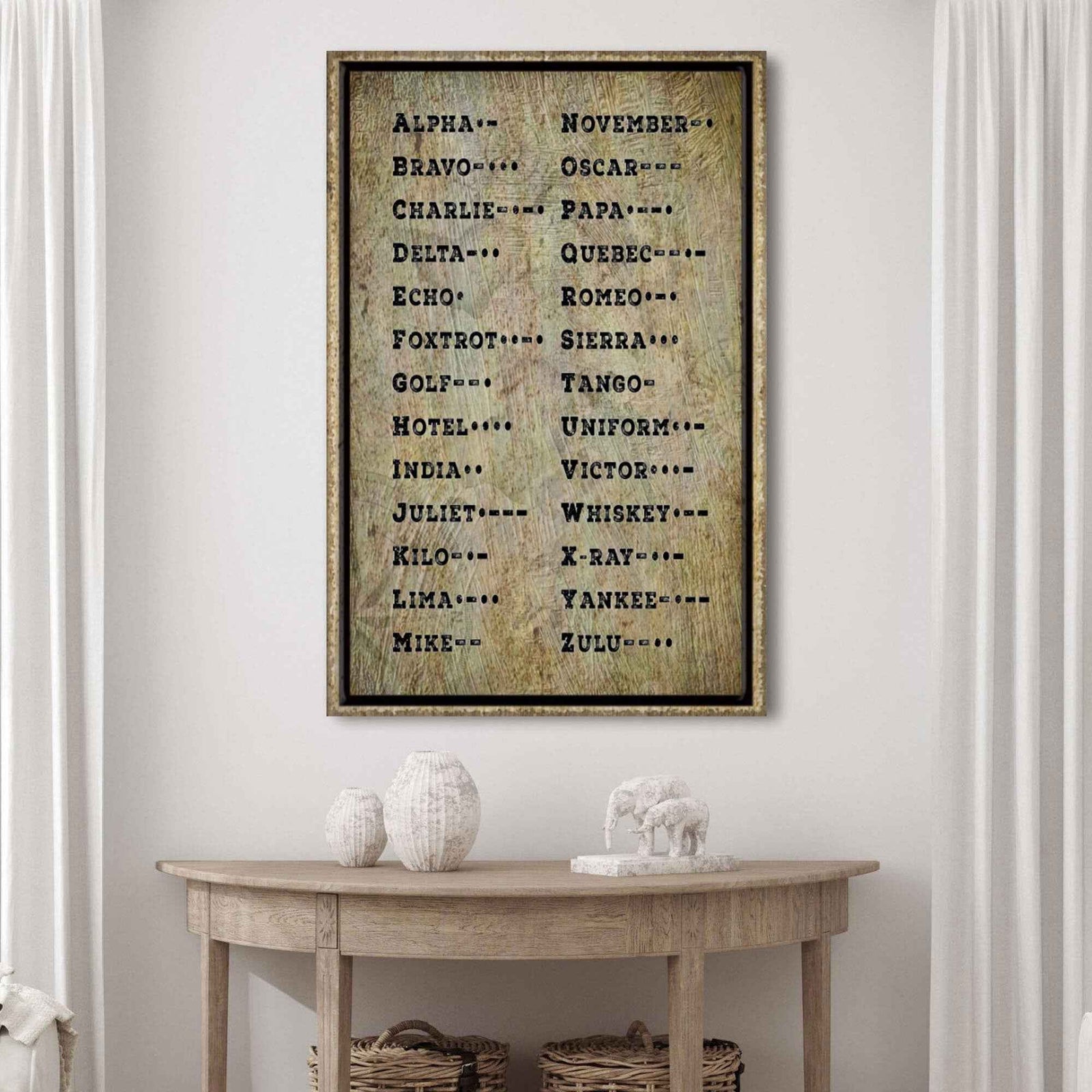 Morse Code Sign
