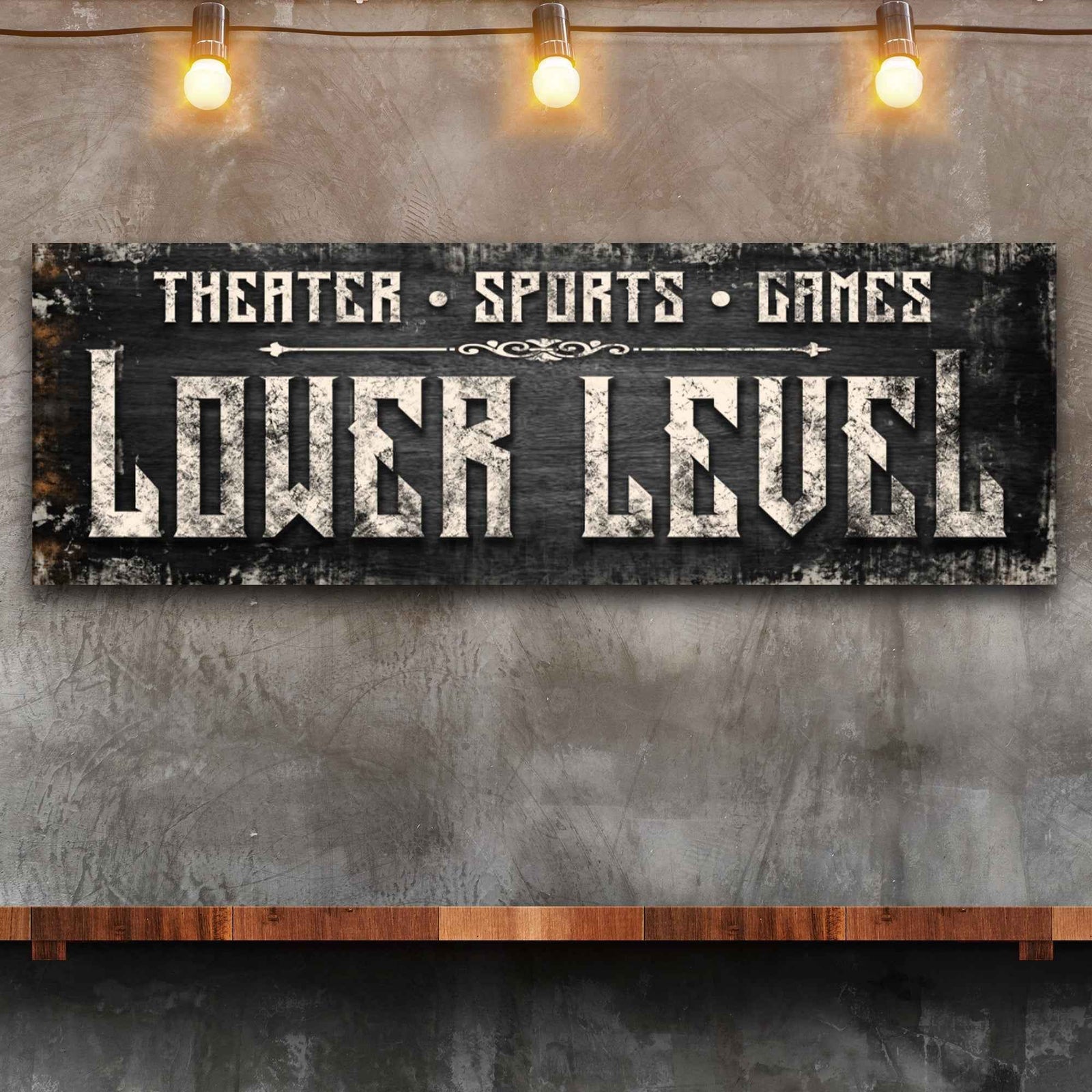 Lower Level Sign