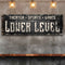 Lower Level Sign