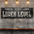 Lower Level Sign
