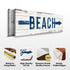 Shore Direction Arrow Beach Sign II