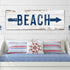 Shore Direction Arrow Beach Sign II